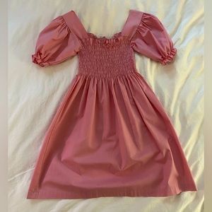 Lisa Says Gah Pink Puff Sleeve Mini Dress | Medium